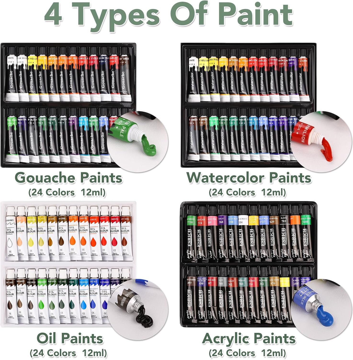ESRICH 166-Piece Artist Painting Set - Image 3